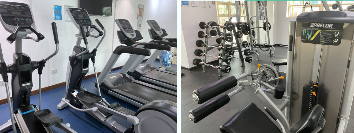 photo of gym in Royal Oceanic Tower in JBR and Dubai Marina area in Dubai, with fitness area equipment and weightlifting equipment